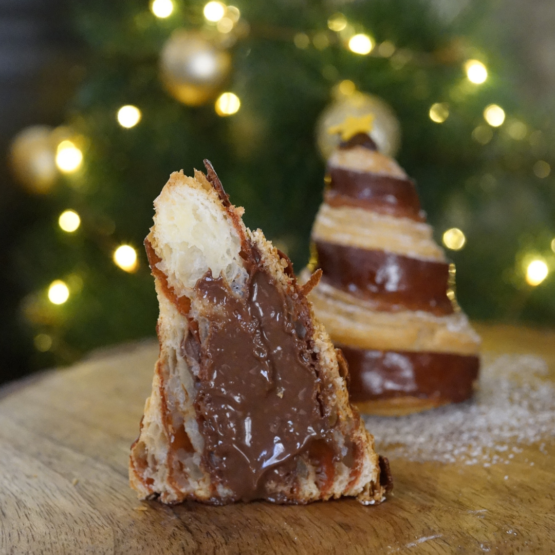Christmas Chocolate Croissant