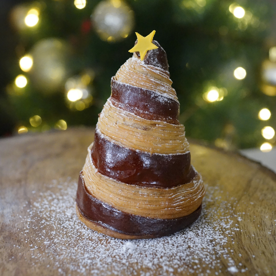 Christmas Chocolate Croissant