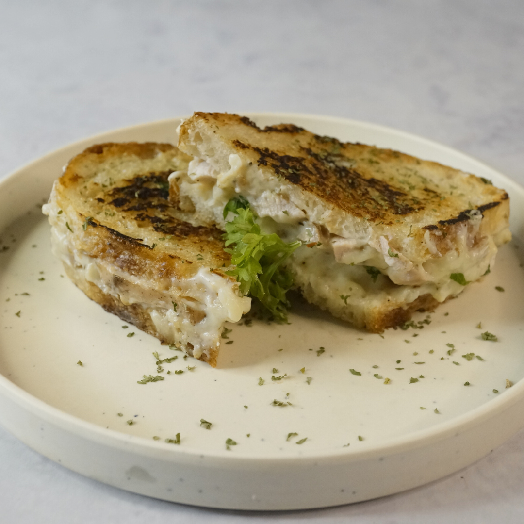 Smoked Chicken Toast